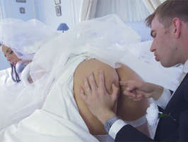 Desmadre sexual con la novia en el dia de su boda