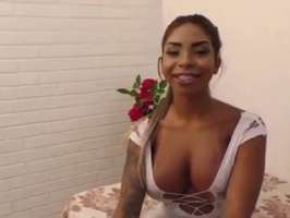 Negra hermosa follando con su pareja, sexo duro