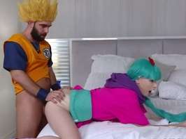 Parodia mi novia se excita con vegeta