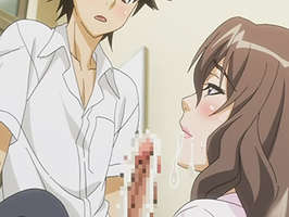 Sexo Hentai con doctora practicando mamada a paciente