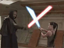 Sexo con espada laser  star war el imperio cachondo contra ataca